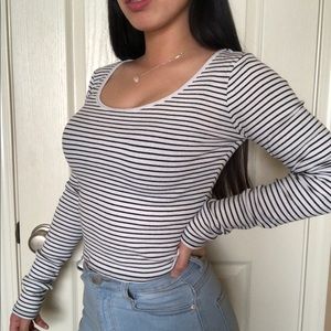 SOLD | Striped Long Sleeves Top